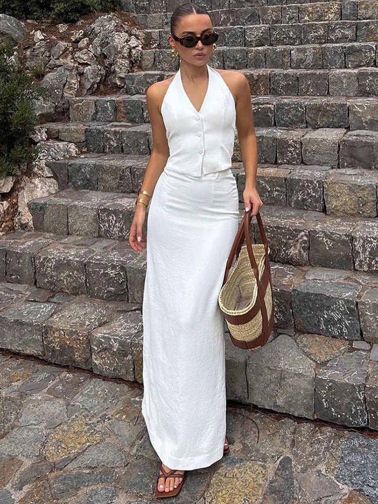 Lianna Halter Maxi Skirt Set - Image 4