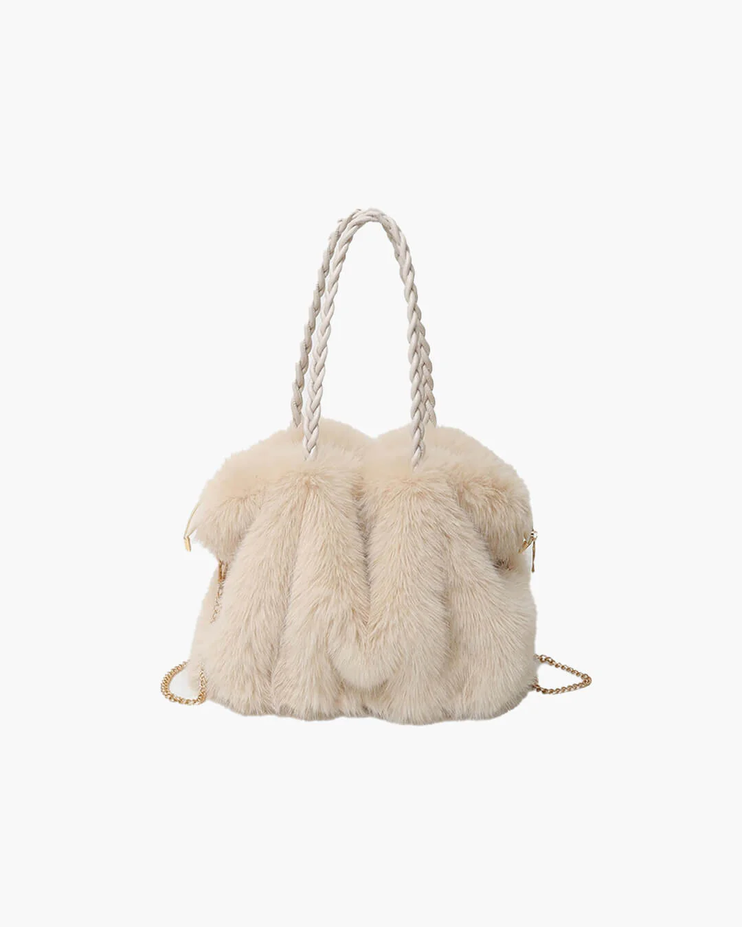 Loreen Faux Fur Tote Bag - Image 10