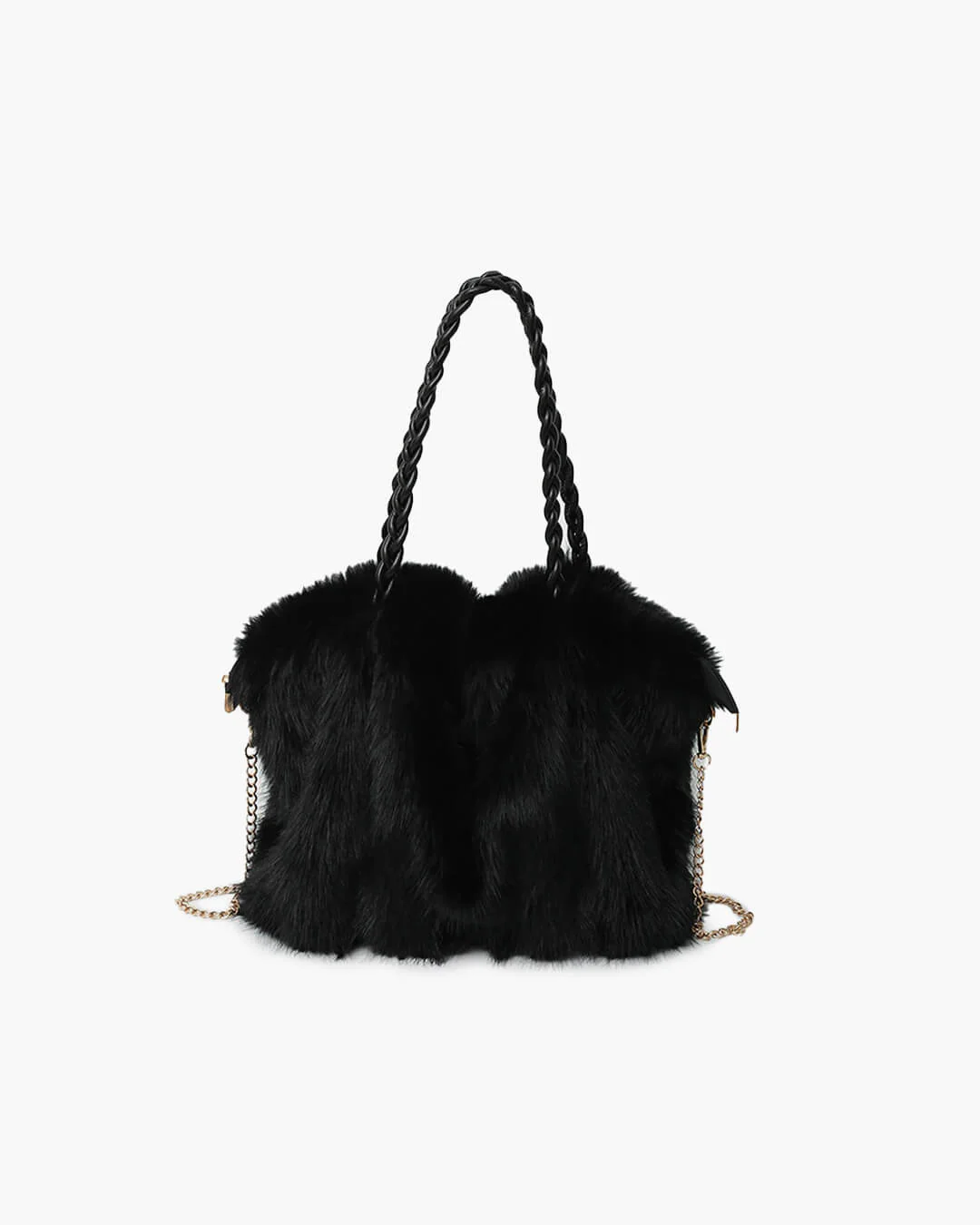 Loreen Faux Fur Tote Bag - Image 11
