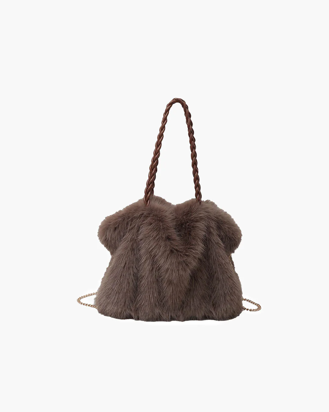 Loreen Faux Fur Tote Bag - Image 9