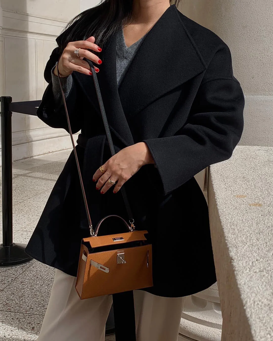 Lorelie Belted Wrap Coat - Image 3