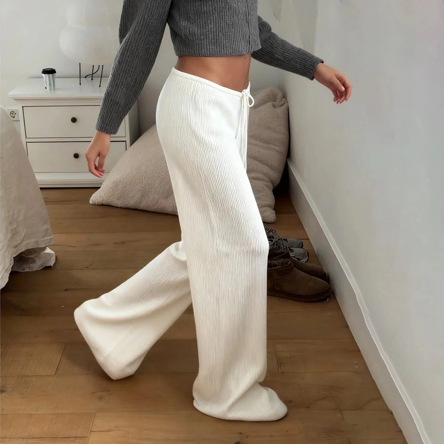 Lorena Knitted Lounge Pants - Image 2