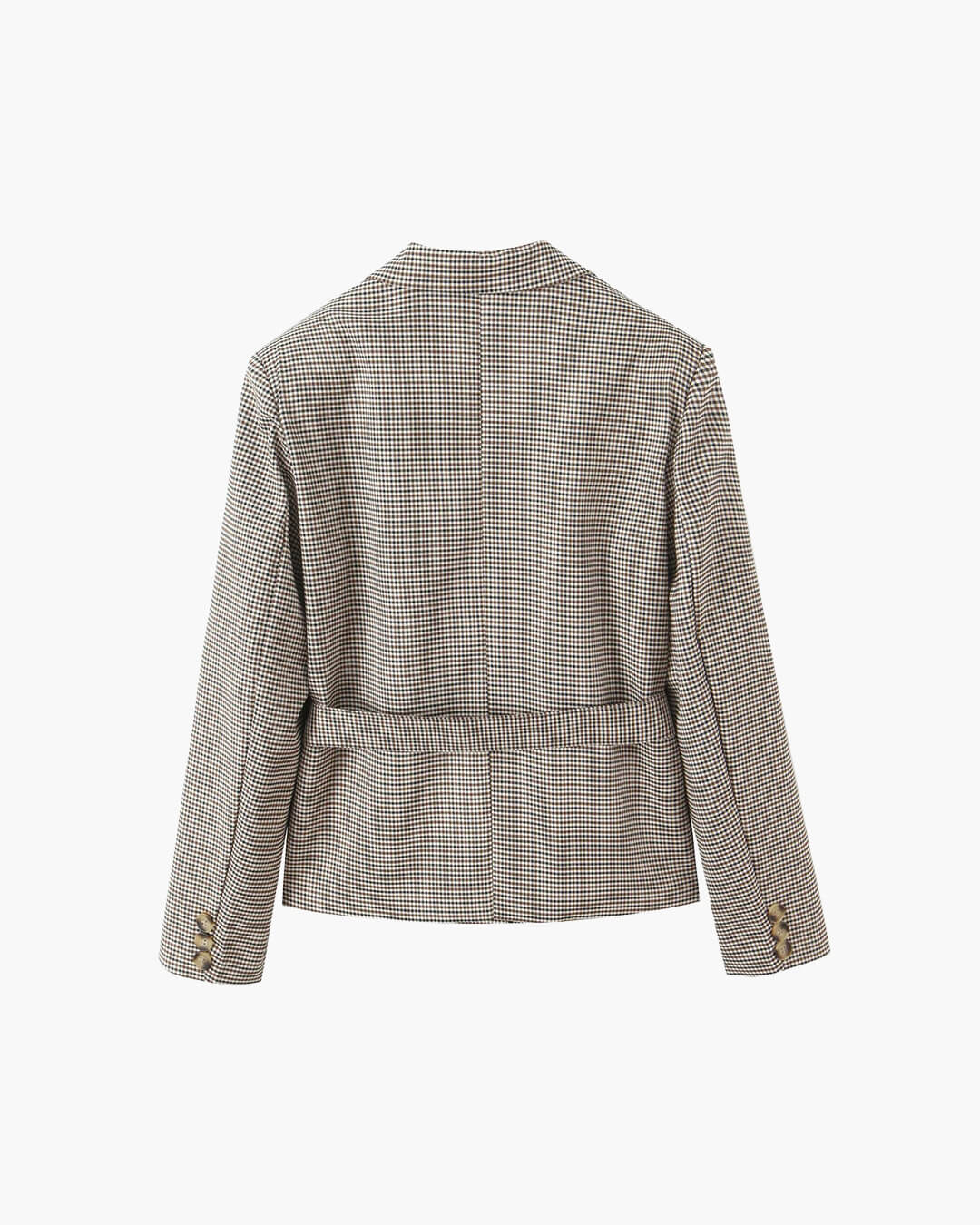 Lucy Houndstooth Belted Shorts Suit - Image 11