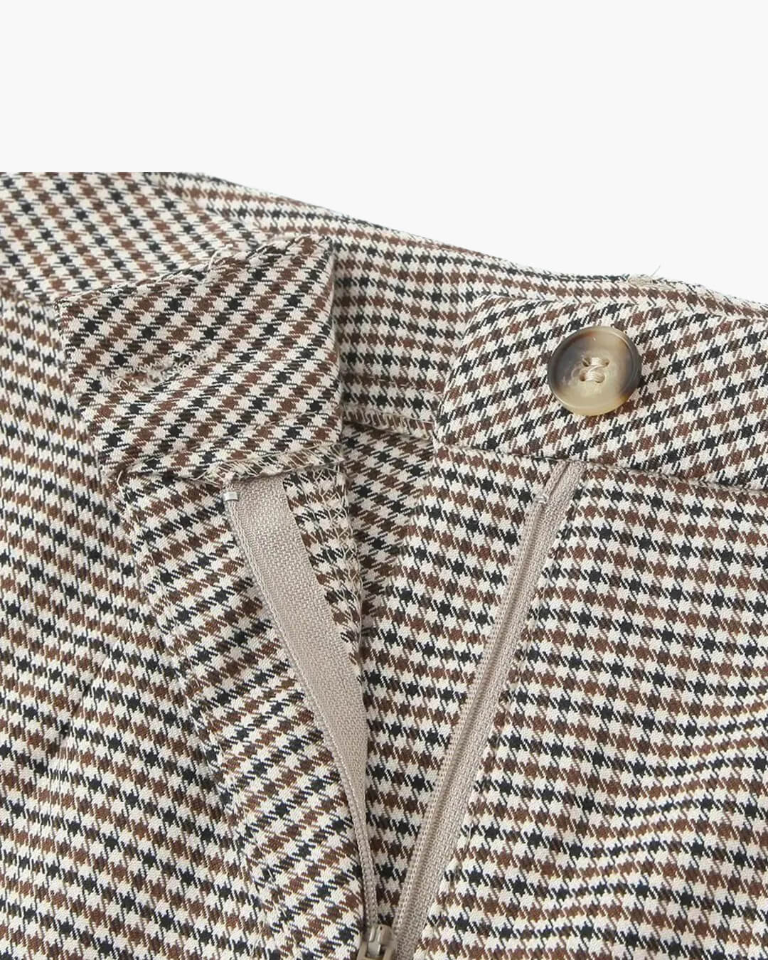 Lucy Houndstooth Belted Shorts Suit - Image 15