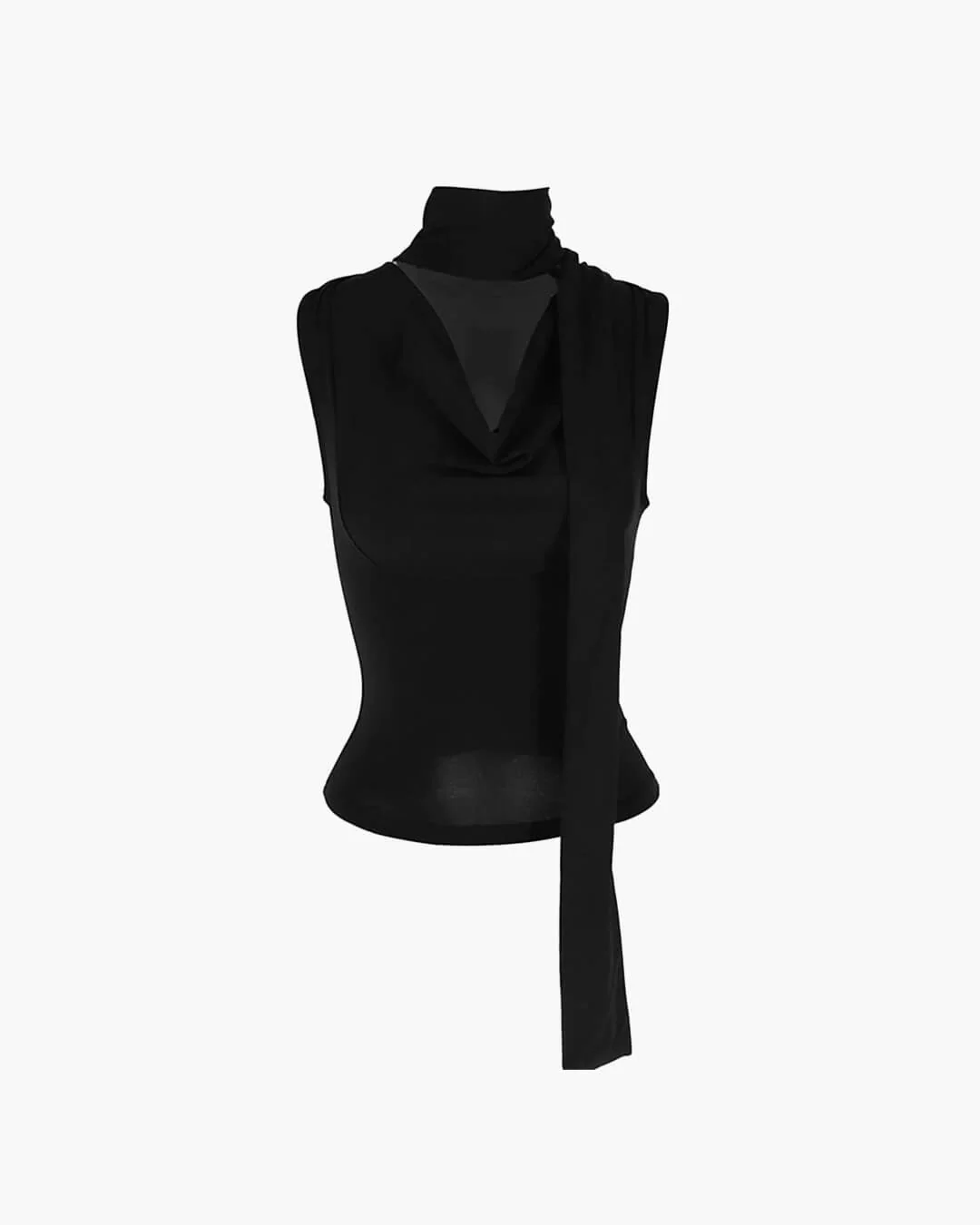 Lydia Neck Tie Up Sleeveless Top - Image 8