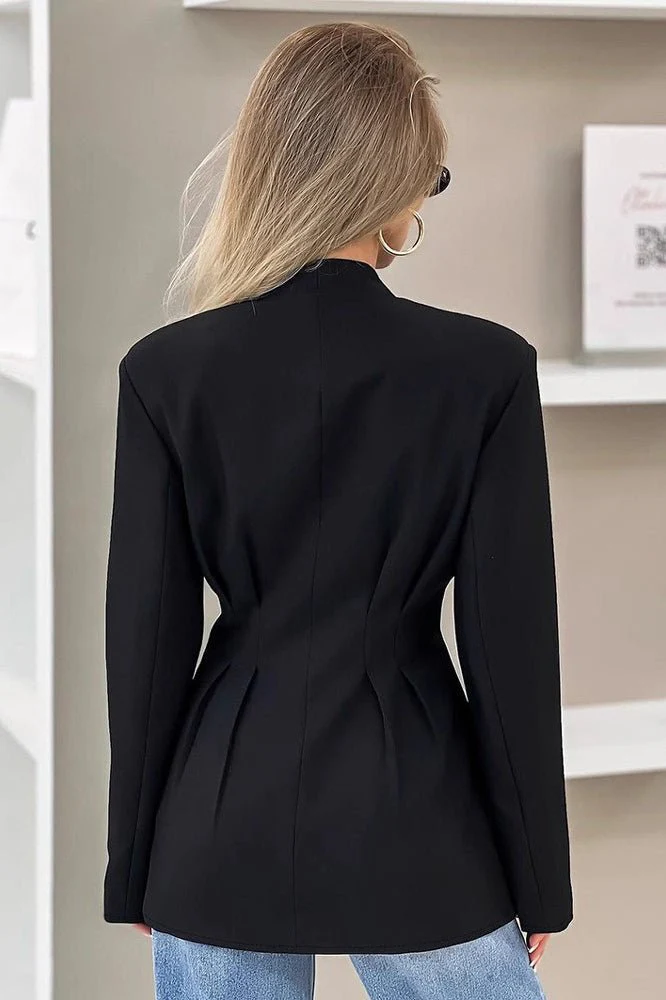Margarita Pleated Blazer - Image 4