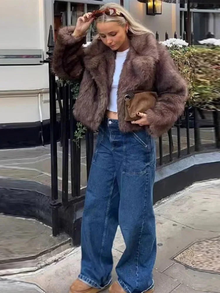Marian Faux Fur Coat - Image 5