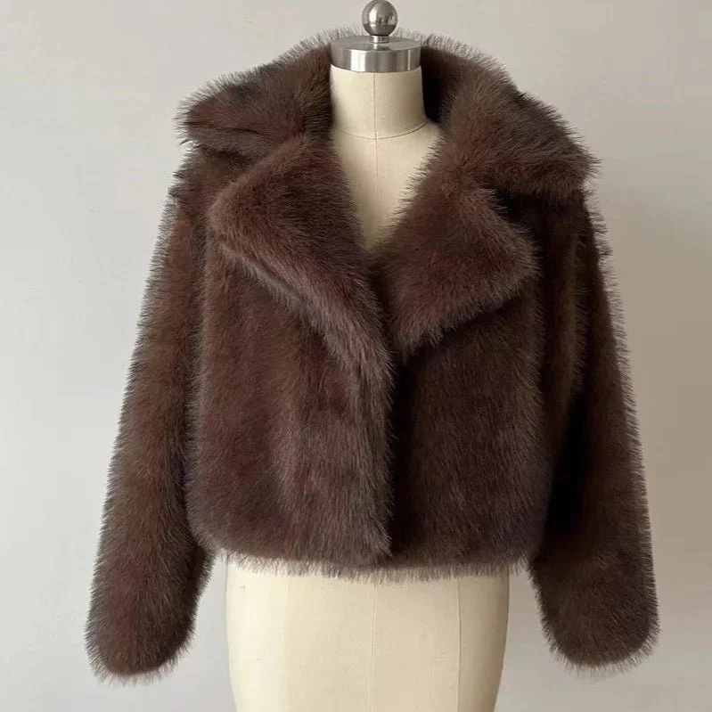 Marian Faux Fur Coat - Image 7