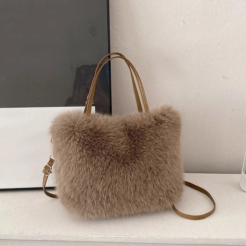 Maricar Faux Fur Crossbody Bag - Image 2