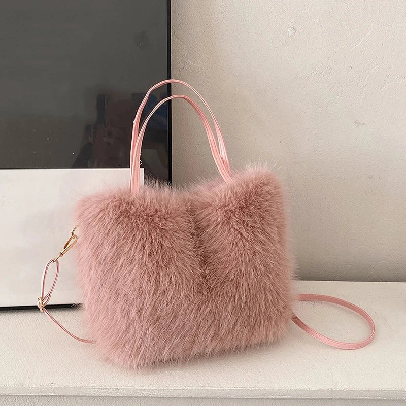 Maricar Faux Fur Crossbody Bag - Image 9