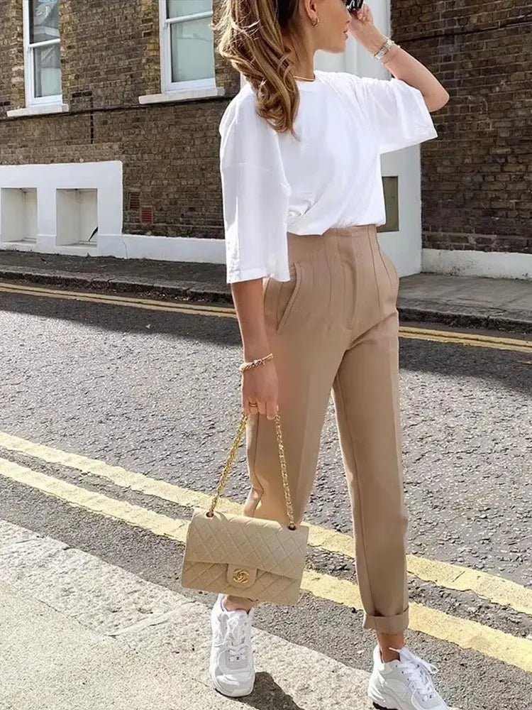 Maricar High Waist Pencil Pants - Image 2