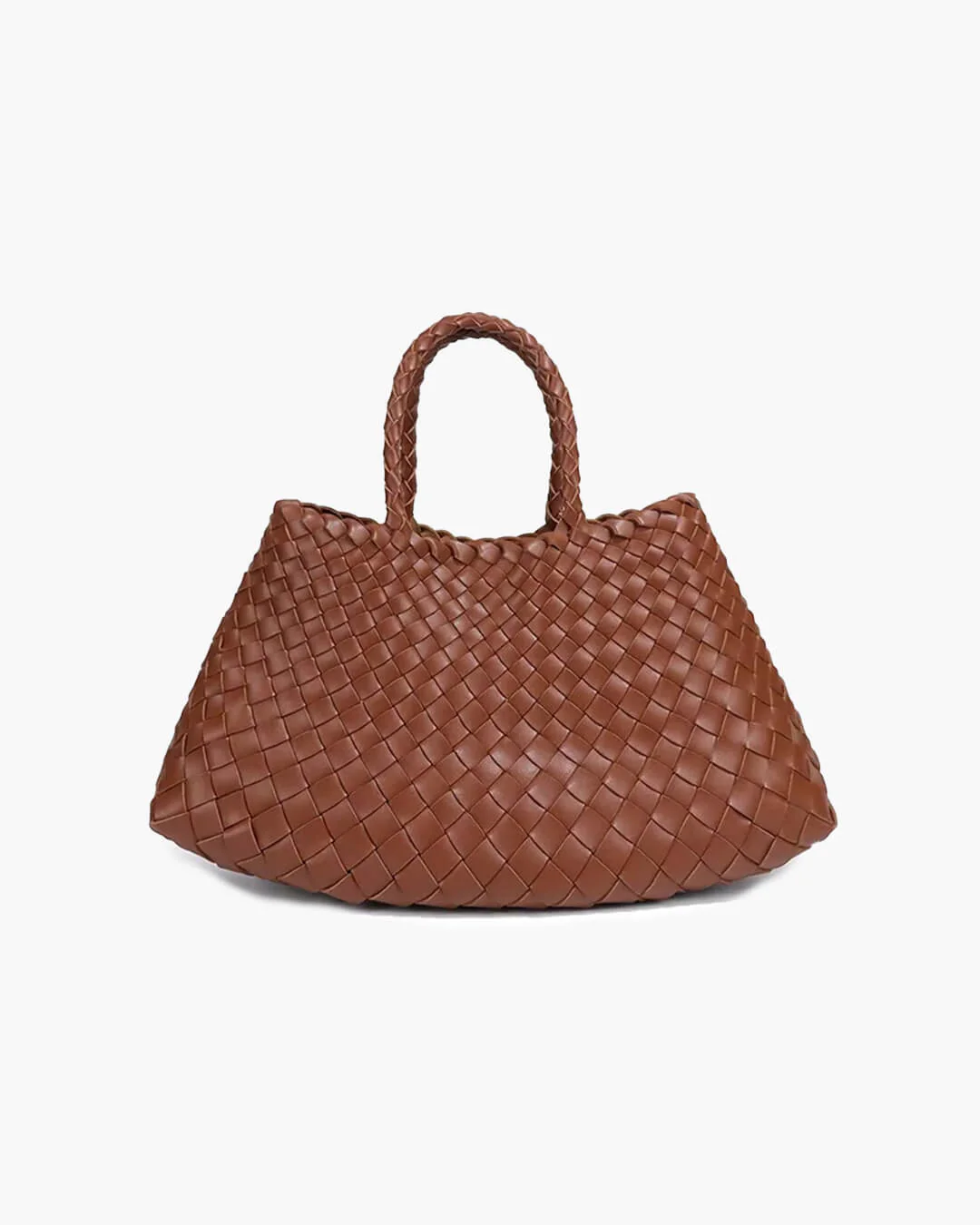 Marissa Vegan Leather Woven Bag Medium - Image 4