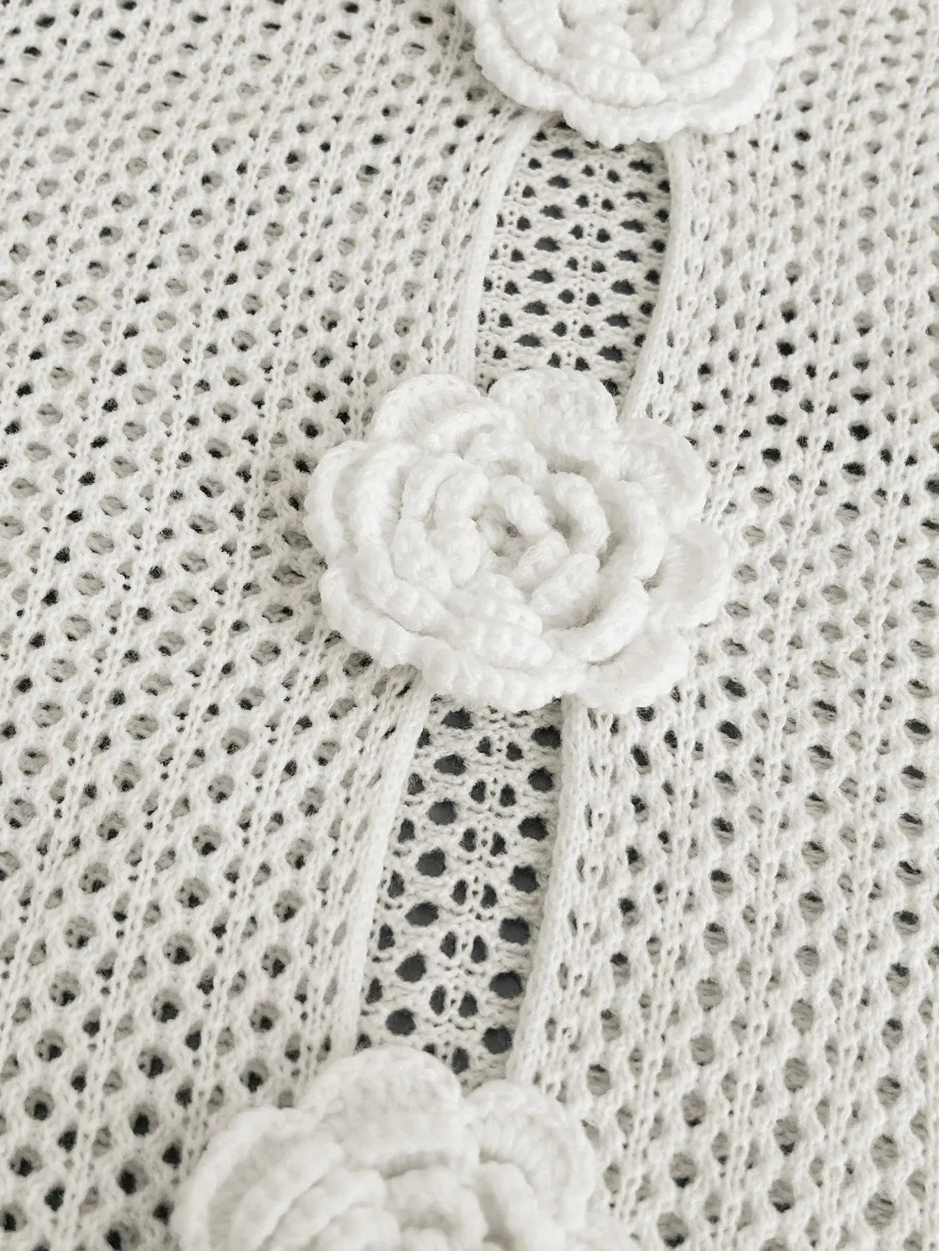 Marley Flower Crochet Cover-Up - Image 4