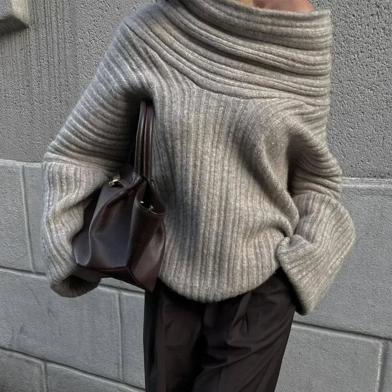 Maya Off-Shoulder Knit Sweater - Image 6