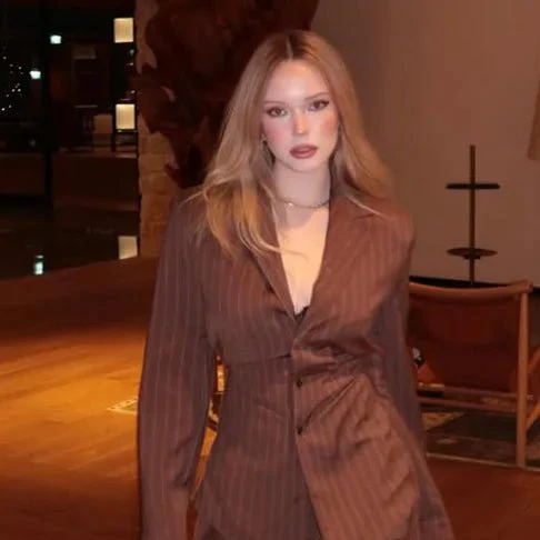 Melanie Pinstripe Pant Suit - Image 5