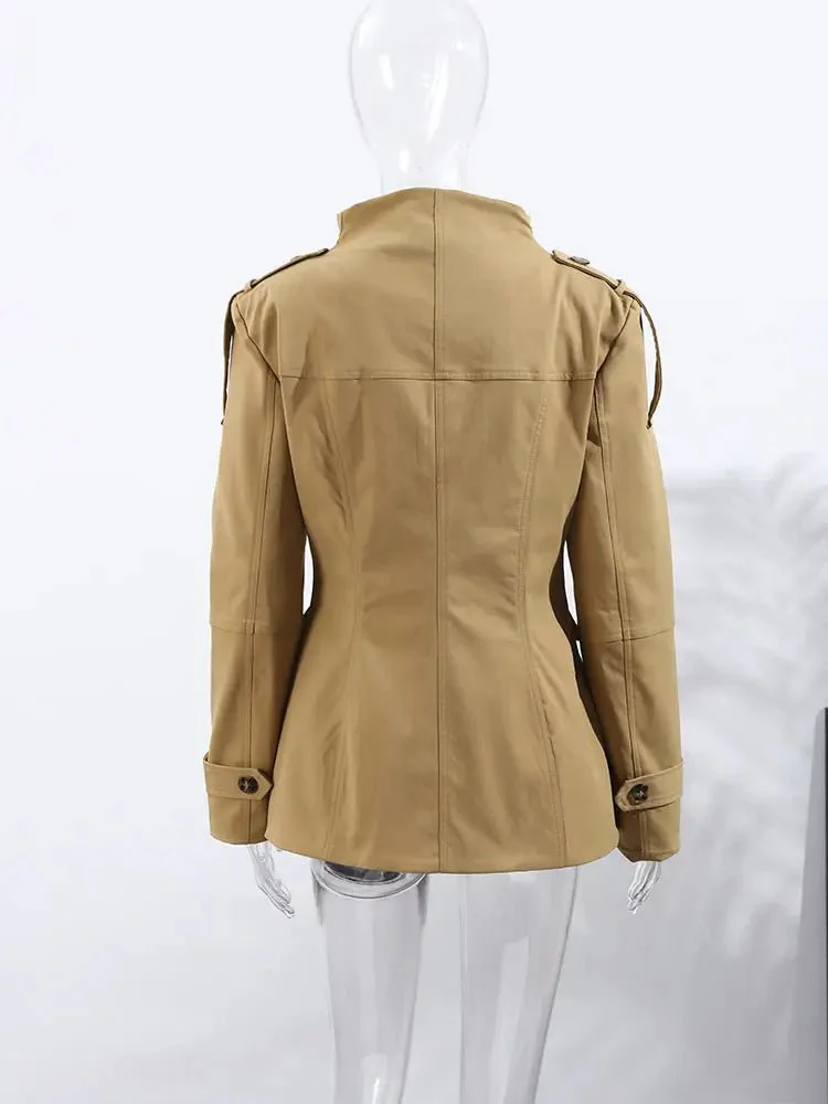 Melinda Slim Fit Trench Coat - Image 6