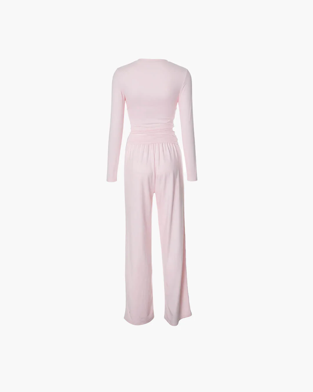 Meryll Long Sleeve Top and Wide Leg Trousers Set - Image 3