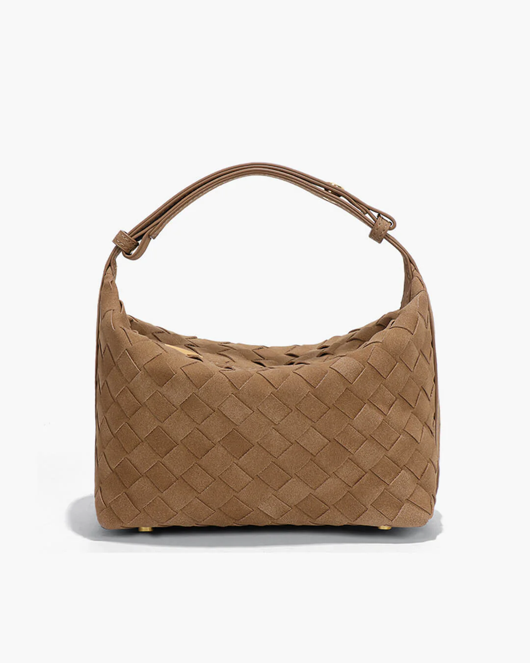 Mica Woven Suede Leather Bag - Image 5