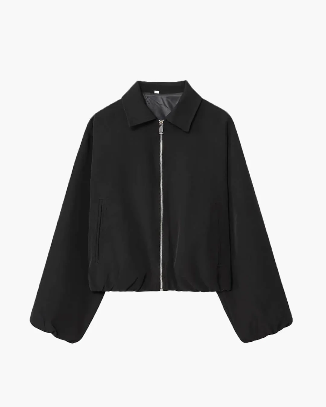 Midori Puff Sleeve Bomber Jacket - Image 3