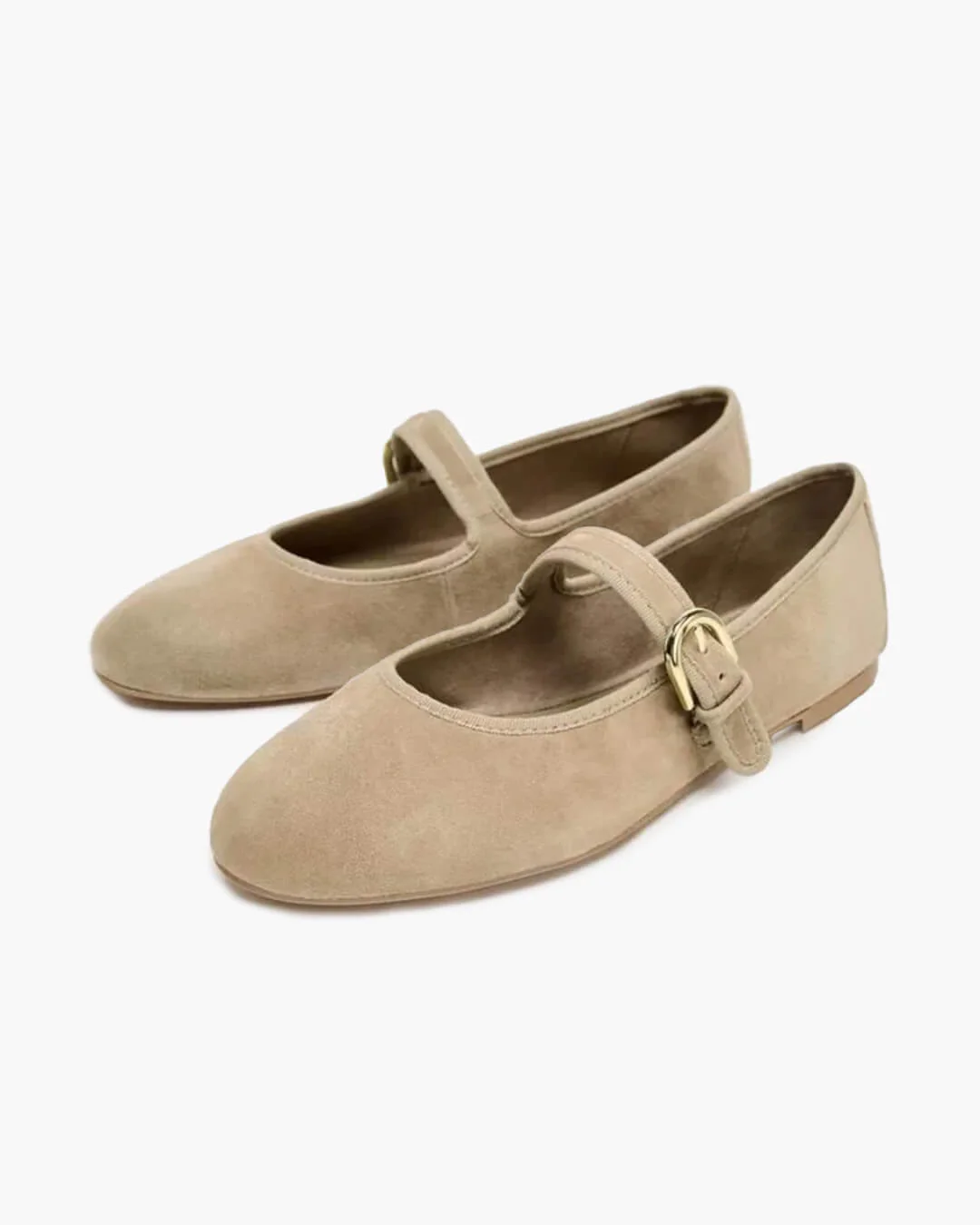 Morgana Suede Ballet Flats - Image 6