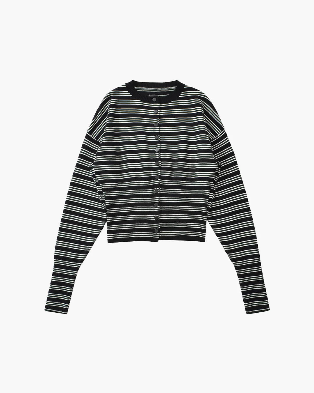 Nicole Striped Cardigan Shorts Set - Image 9