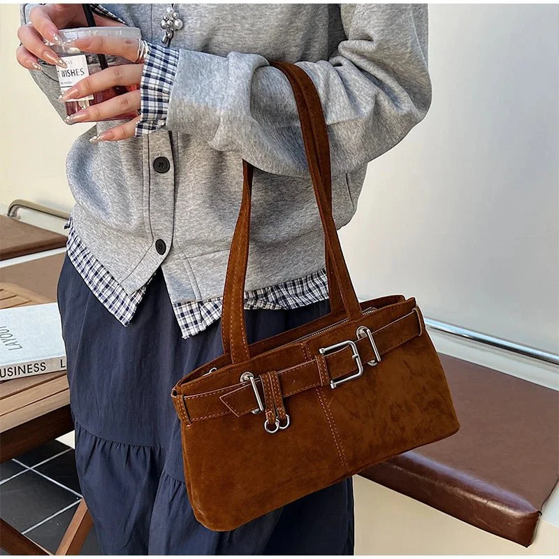 Nora Vegan Suede Bag - Image 6