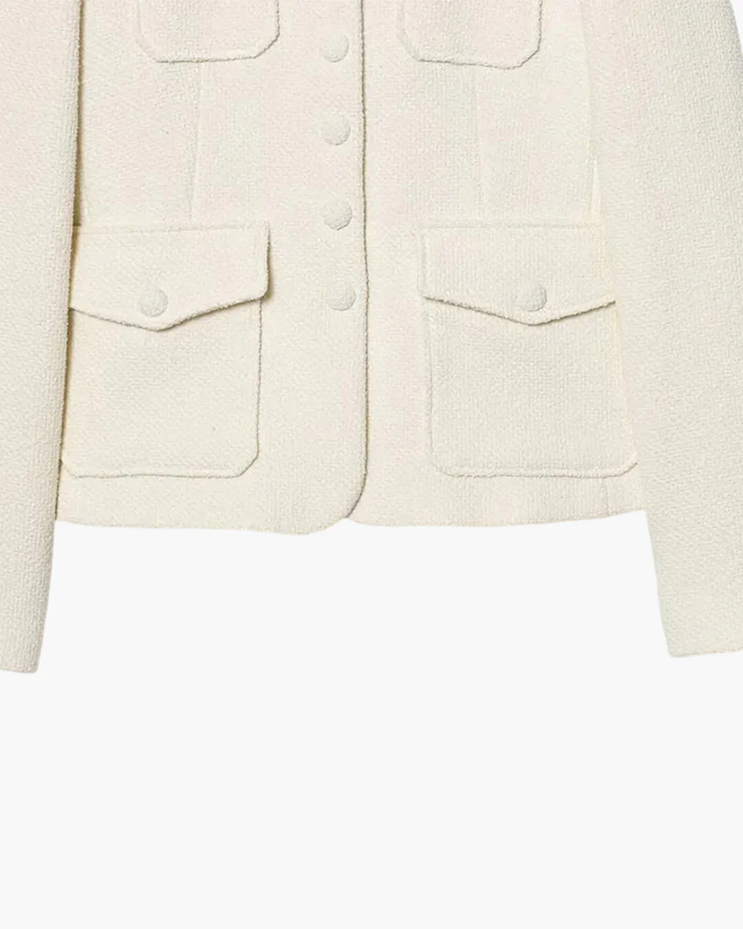 Ophelia Button Front Pocket Blazer - Image 4