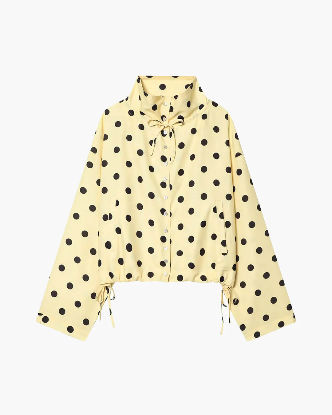 Patricia Polka Dot High Collar Jacket - Image 6