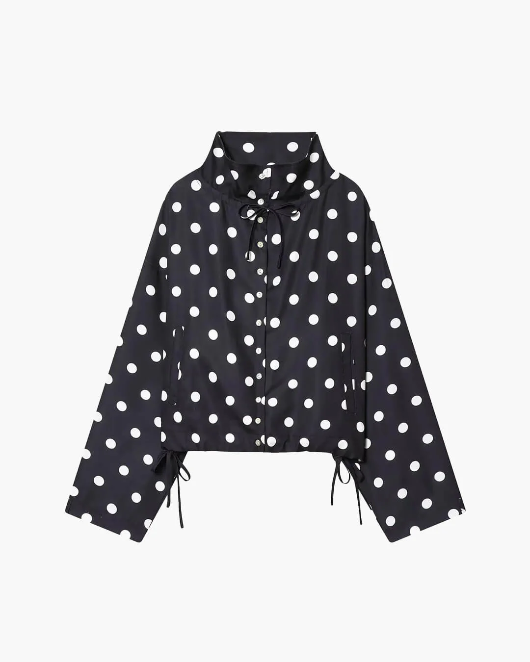 Patricia Polka Dot High Collar Jacket - Image 8