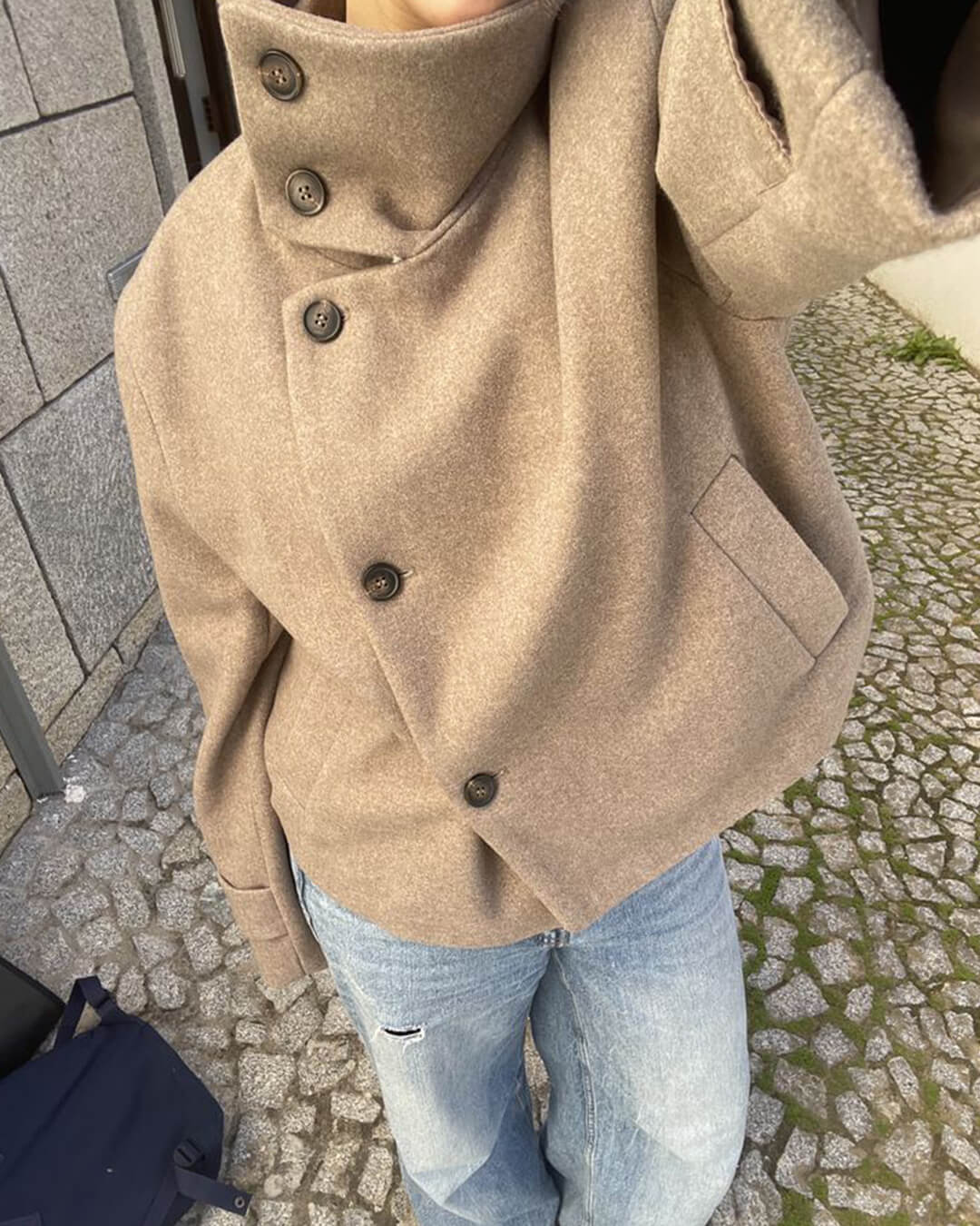 Ramona Jacket with Stand Collar - Image 2