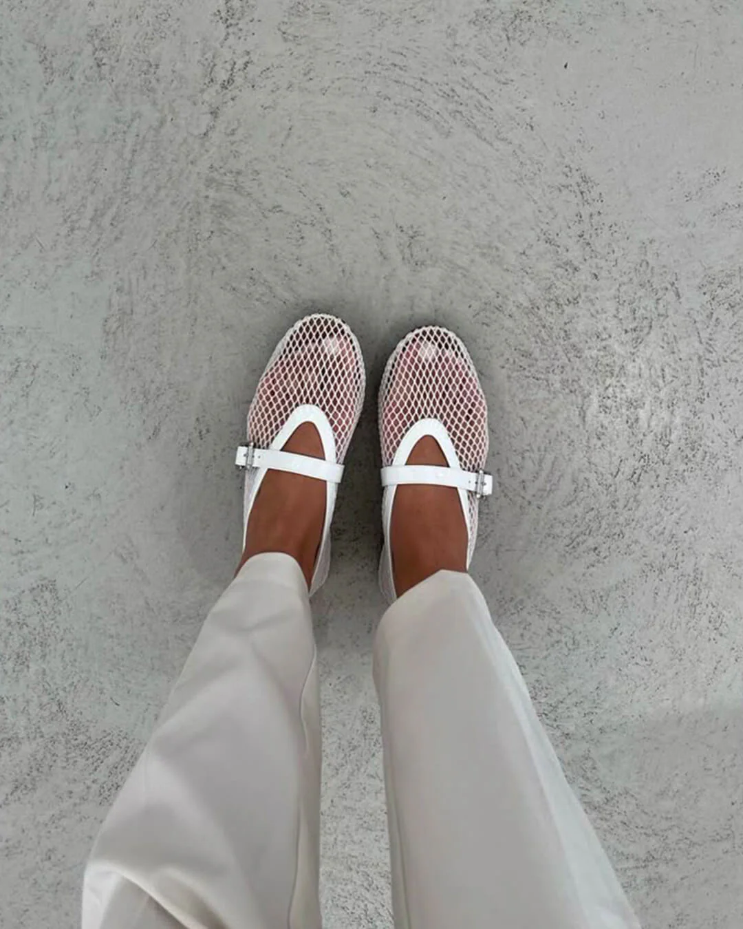 Rebecca Mesh Ballet Flats - Image 10