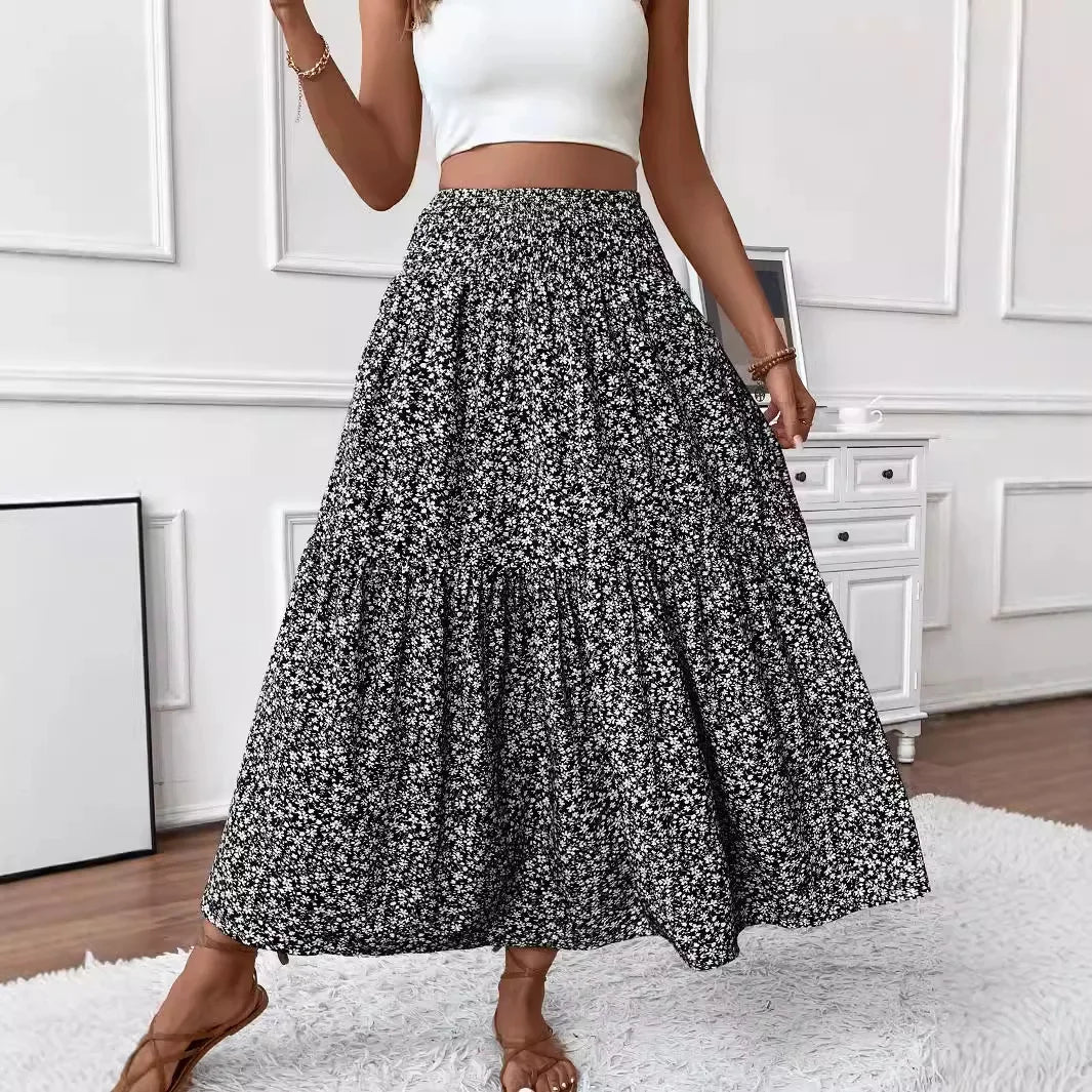 Rivka Boho Floral Maxi Skirt - Image 5