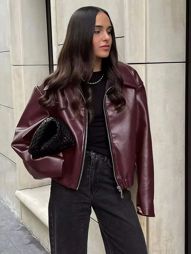 Romy leather Jacket - Image 3