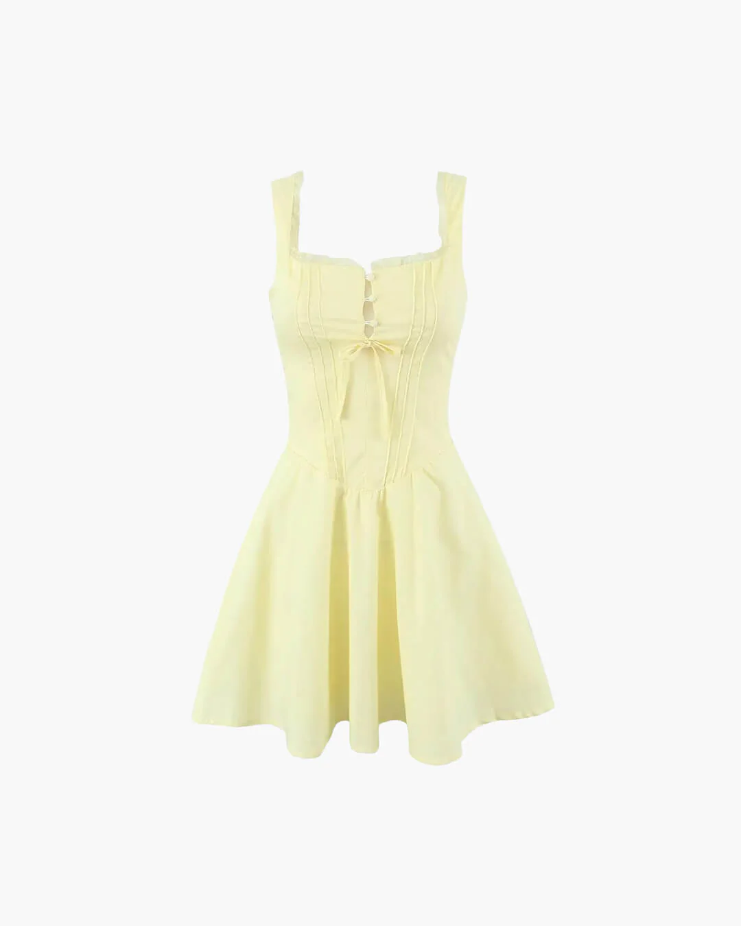 Rosa Lace-Up Back Mini Dress - Image 11