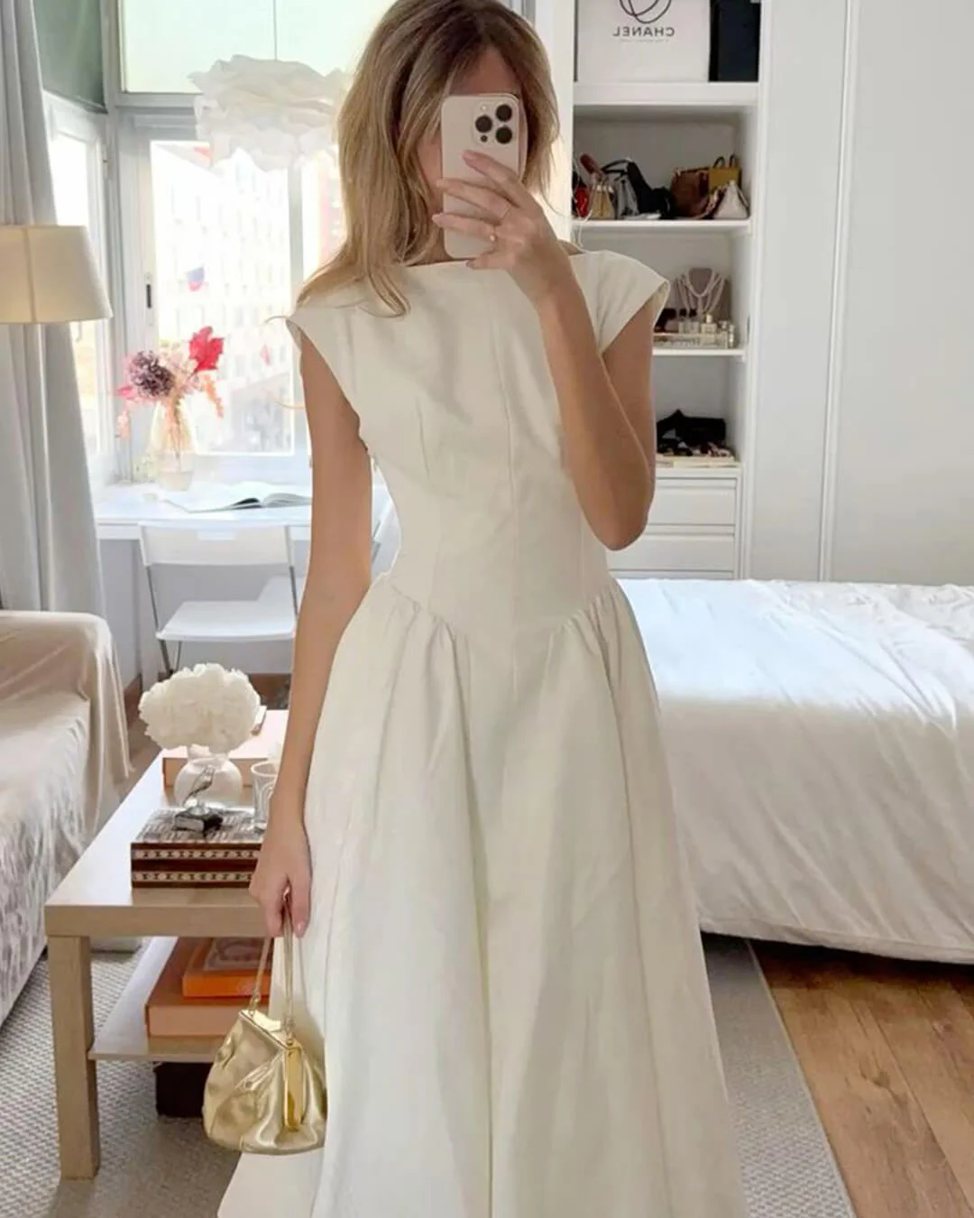 Rosalind Sleeveless Cut-Out Midi Dress - Image 2