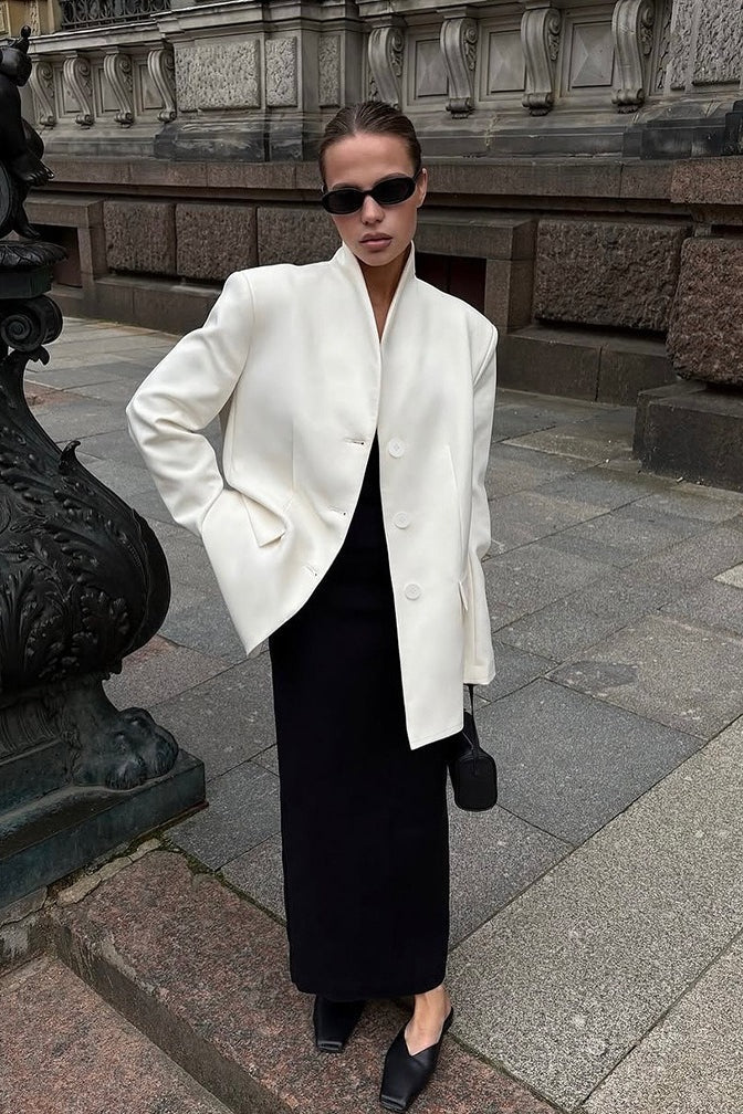 Roxie Stand Collar Blazer - Image 3