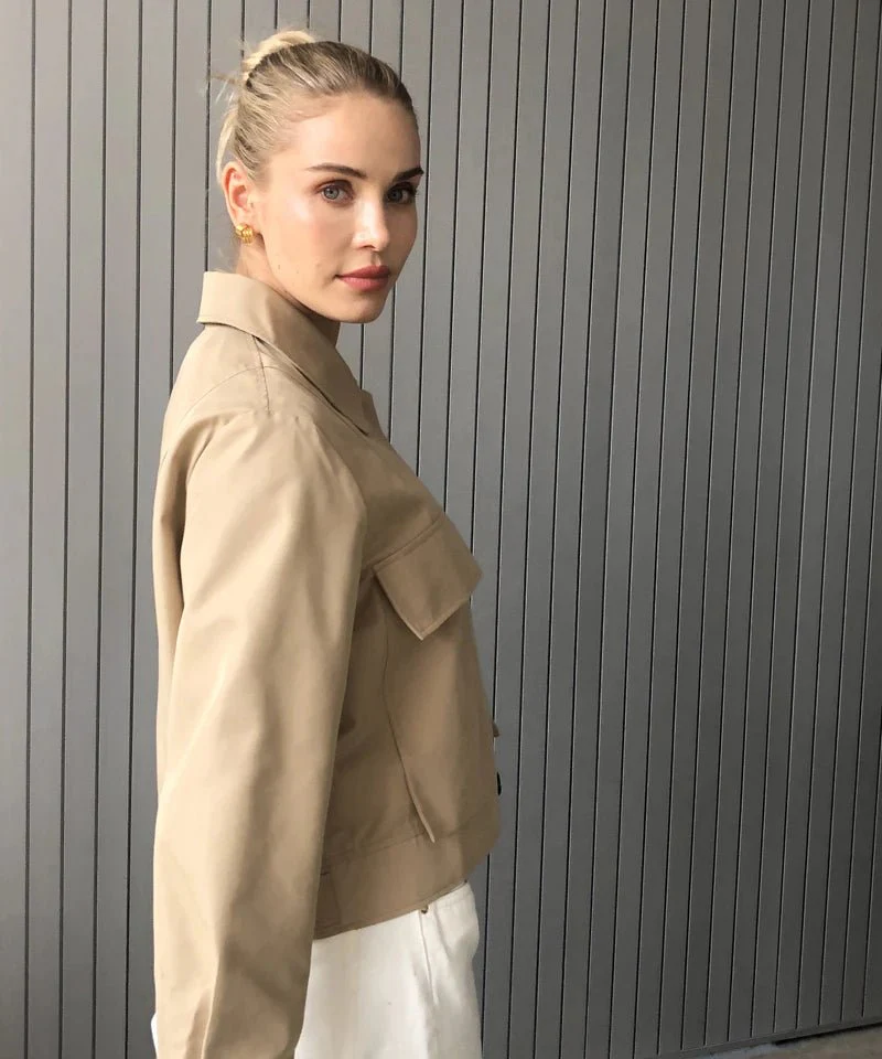 Sandra Flap Pockets Short Jacket - Image 4