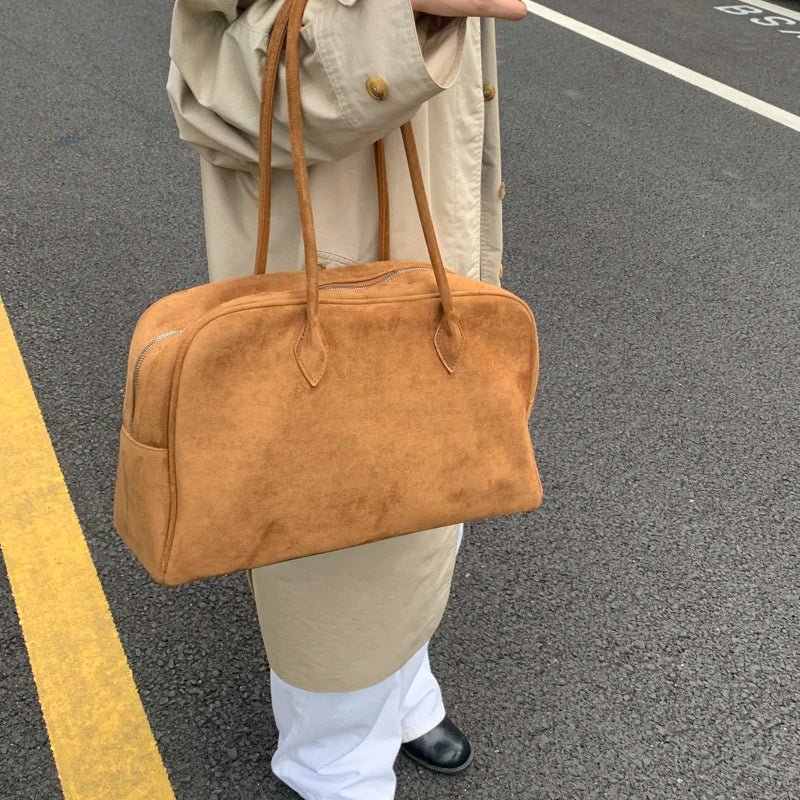 Sandra Suede Tote Bag - Image 3