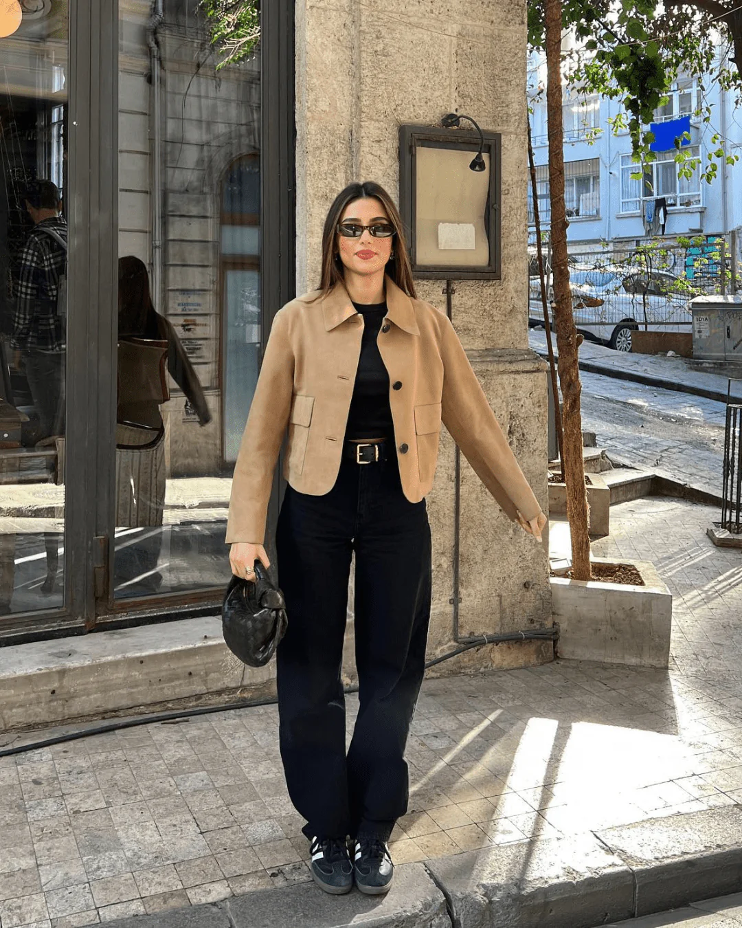Sandy Collared Suede Jacket - Image 6