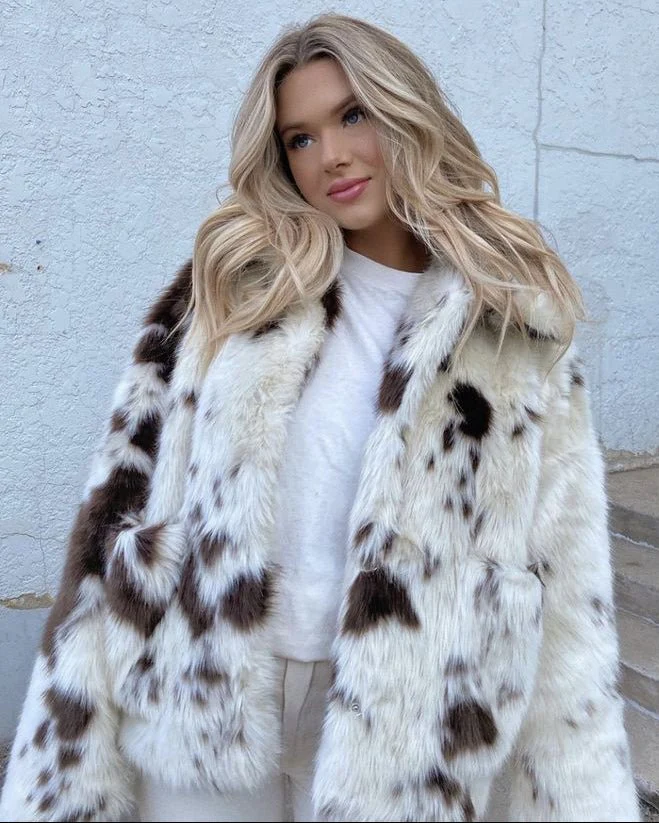 Sarah Faux Fur Coat - Image 2