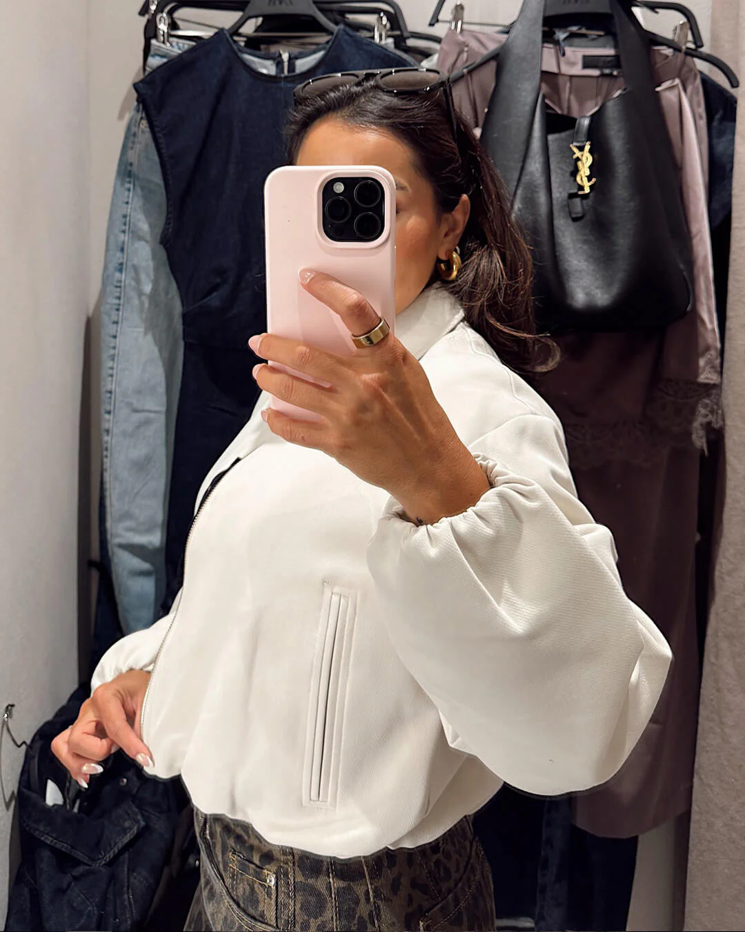 Seraphina Puffed Bomber Jacket - Image 11