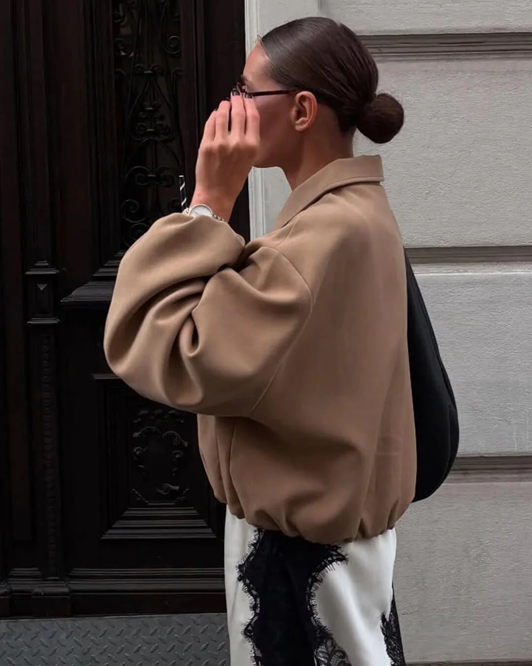 Seraphina Puffed Bomber Jacket - Image 2