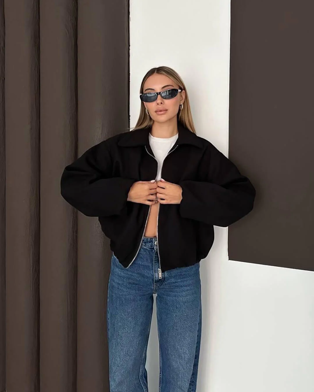 Seraphina Puffed Bomber Jacket - Image 5