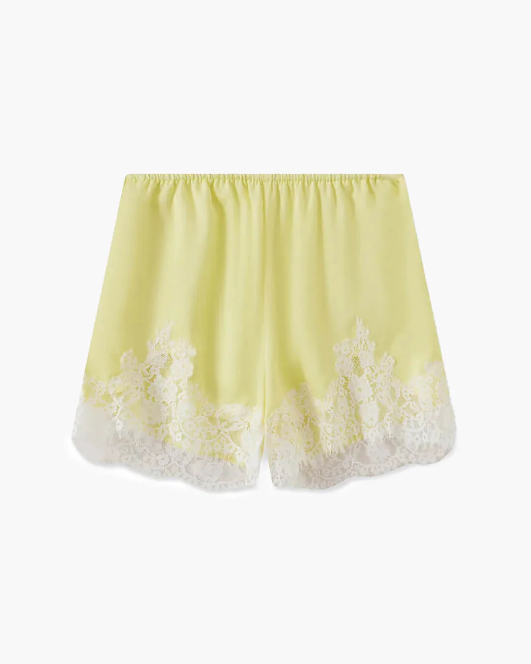 Shaina Lace Trim Satin Shorts - Image 3