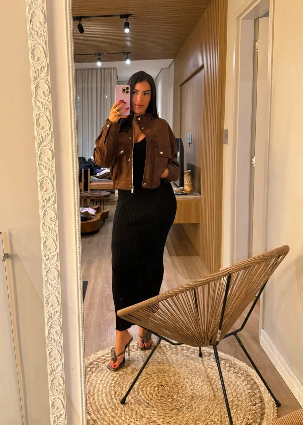 Sienna Faux Suede Jacket - Image 4