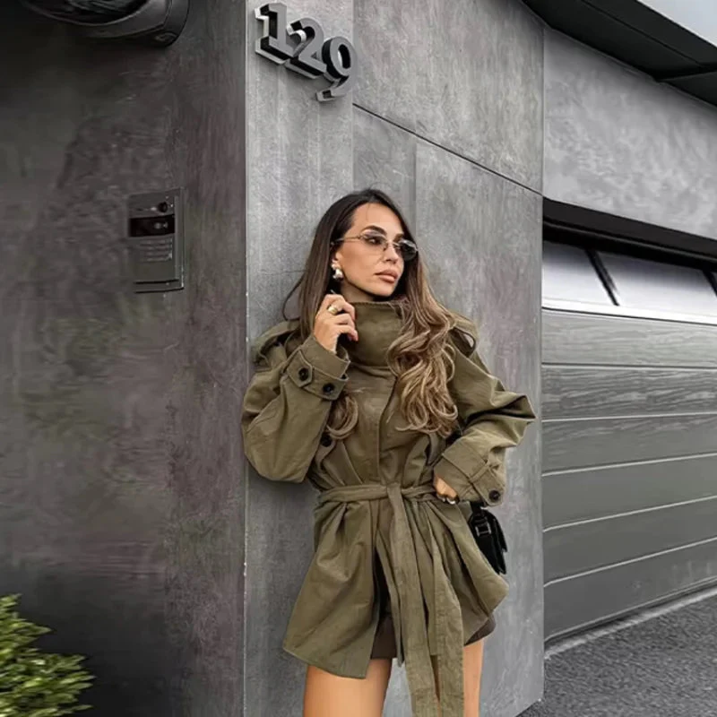 Noemi Belted Trench Coat - Image 5