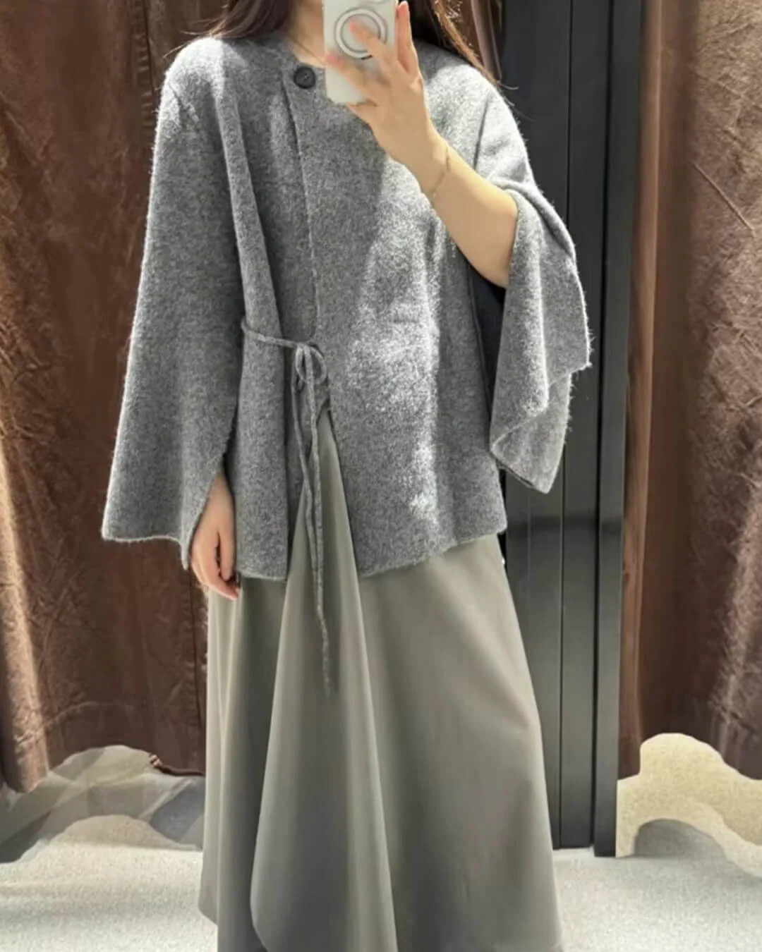 Suzette Slit Batwing Cardigan - Image 5