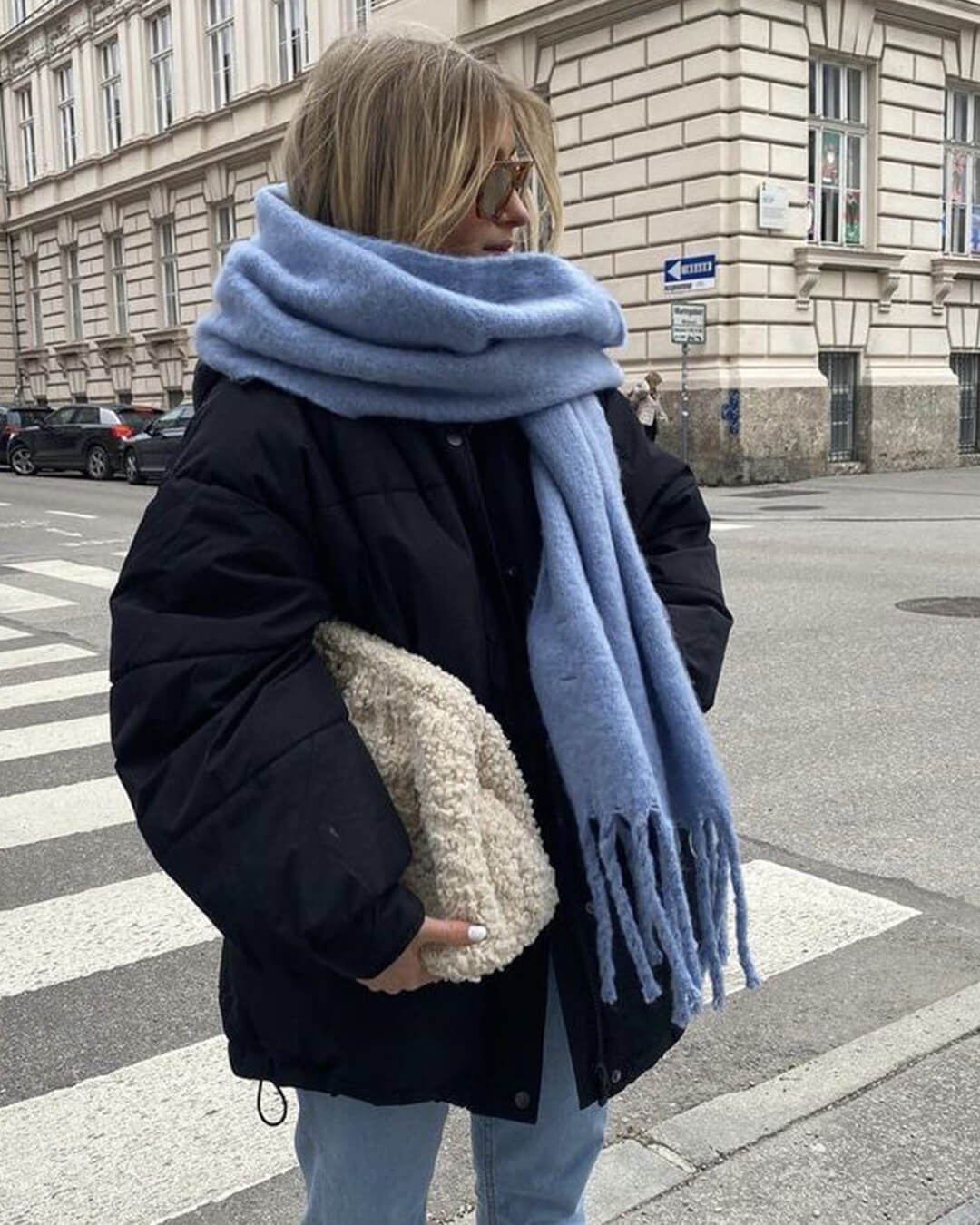 Tanya Tasseled Winter Scarf - Image 5