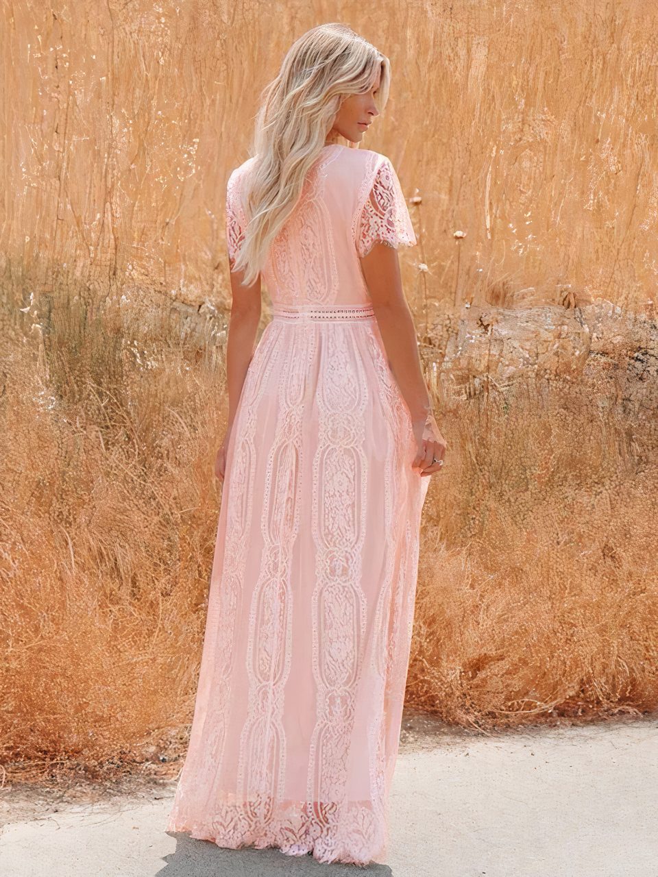 Tilda Bohemian Lace Maxi Dress - Image 7