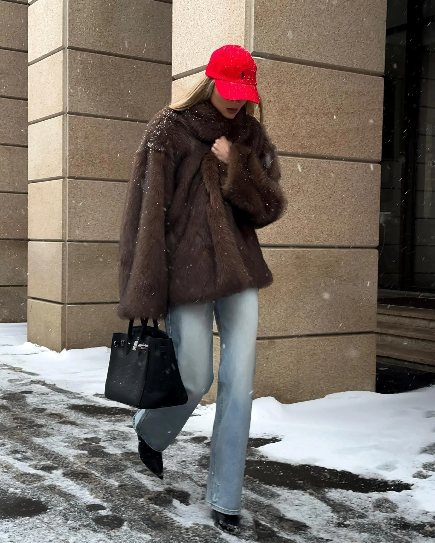 Tilda Faux Fur Coat - Image 2